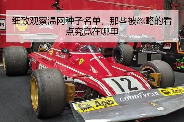 细致观察温网种子名单，那些被忽略的看点究竟在哪里